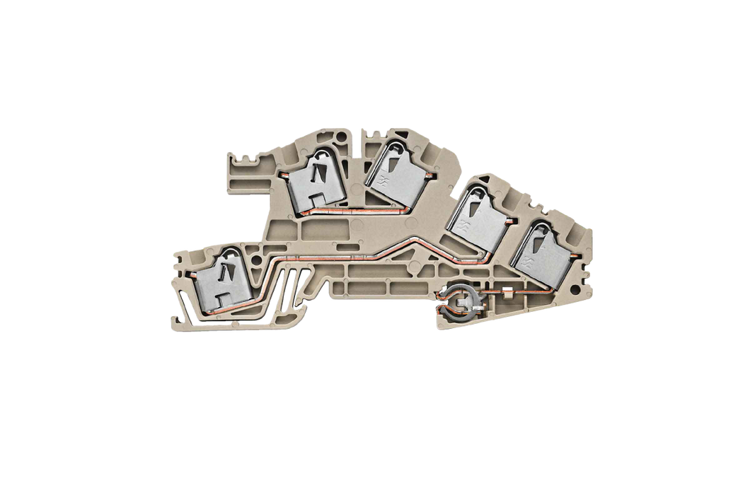 Push In Terminal Block Twin + Earth (50 pcs)