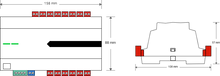 Loxone Relay Extension Dimensions